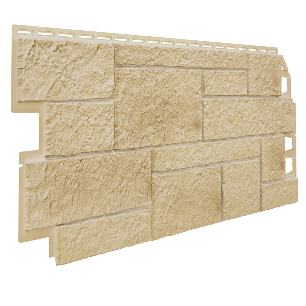 Vox Solid Sandstone Panel Cream Cladding 1000mm X 420mm Rockwell