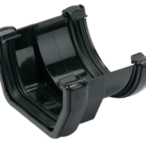 Floplast Square to Round Gutter Adaptor_Black