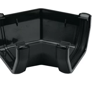 Floplast Square Line 135° Gutter Angle_Black