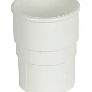 Floplast Round Pipe Socket_White