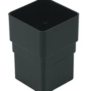 Floplast Square Pipe Socket_Black