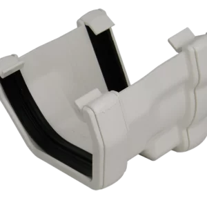 niagara Square gutter Adaptor white left