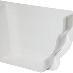 Niagara Ogee Internal Gutter Stopend white